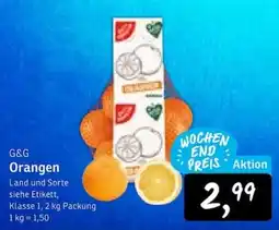 KONSUM G&G Orangen Angebot