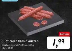 KONSUM Südtiroler Kaminwurzen Angebot