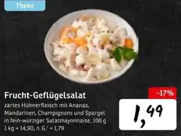 KONSUM Frucht-Geflügelsalat Angebot