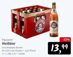 KONSUM Paulaner Weißbier Angebot