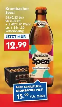 Hol'ab Getränkemarkt Krombacher Spezi Angebot