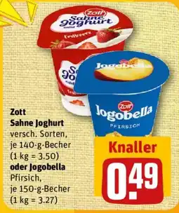 nahkauf Zott Sahne Joghurt Angebot