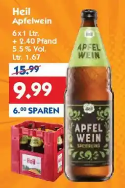 Hol'ab Getränkemarkt Heil Apfelwein Angebot