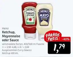 KONSUM Heinz Ketchup, Mayonnaise oder Sauce Angebot