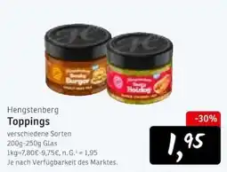 KONSUM Hengstenberg Toppings Angebot