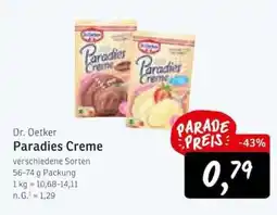 KONSUM Dr. Oetker Paradies Creme Angebot