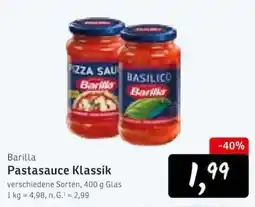 KONSUM Barilla Pastasauce Klassik Angebot