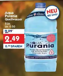 Hol'ab Getränkemarkt Aqua Purania Quellwasser Angebot