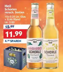 Hol'ab Getränkemarkt Heil Schorlen versch. Sorten Angebot