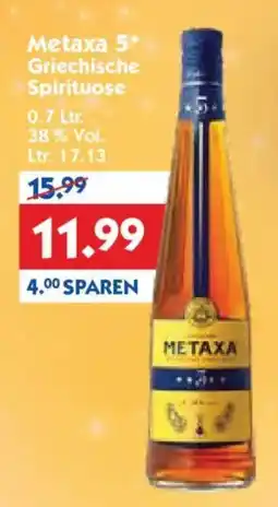 Hol'ab Getränkemarkt Metaxa 5* Griechische Spirituose Angebot
