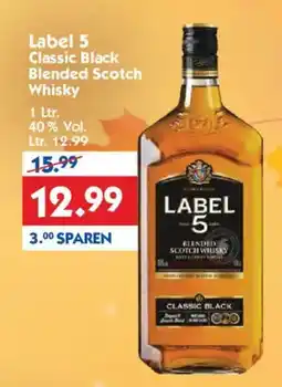 Hol'ab Getränkemarkt Label 5 Classic Black Blended Scotch Whisky Angebot