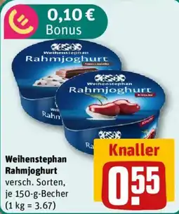 nahkauf Weihenstephan Rahmjoghurt Angebot