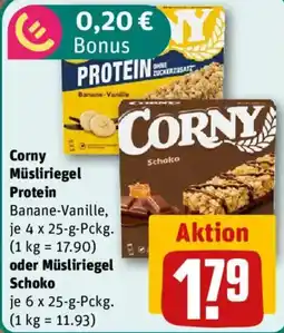 nahkauf Corny Müsliriegel Protein Angebot