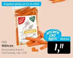 KONSUM G&G Möhren Angebot