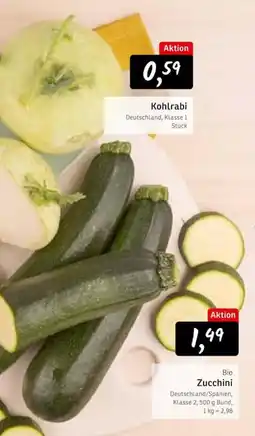 KONSUM Bio Zucchini Angebot