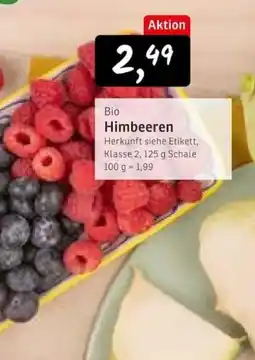 KONSUM Bio Himbeeren Angebot