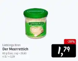 KONSUM Lieblings Kren Der Meerrettich Angebot