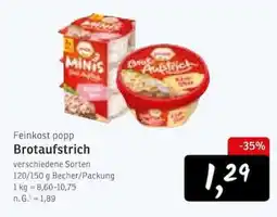 KONSUM Feinkost popp Brotaufstrich Angebot