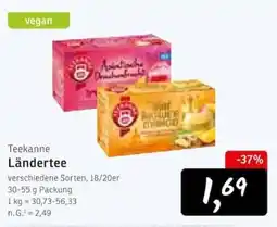 KONSUM Teekanne Ländertee Angebot