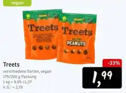 KONSUM Treetss vegan Angebot