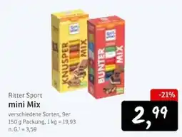KONSUM Ritter Sport mini Mix Angebot