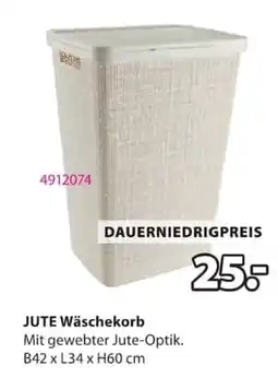 Jysk JUTE Wäschekorb Angebot
