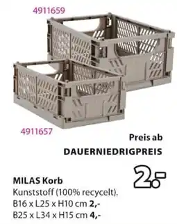 Jysk MILAS Korb Angebot