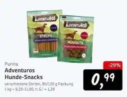 KONSUM Purina Adventuros Hunde-Snacks Angebot