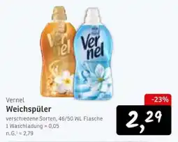 KONSUM Vernel Weichspüler Angebot