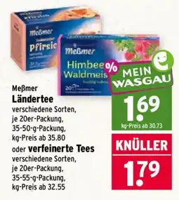 Wasgau Meßmer Ländertee Angebot