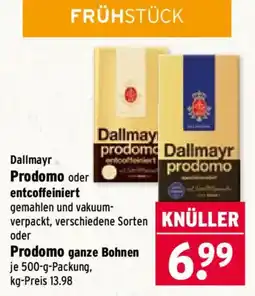 Wasgau Dallmayr Prodomo Angebot