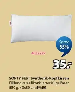 Jysk SOFTY FEST Synthetik-Kopfkissen Angebot