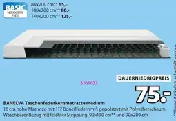 Jysk BANELVA Taschenfederkernmatratze medium Angebot