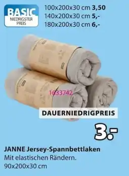 Jysk JANNE Jersey-Spannbettlaken Angebot