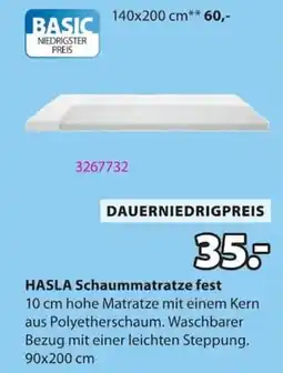 Jysk HASLA Schaummatratze fest Angebot