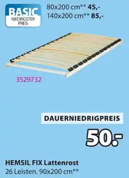 Jysk HEMSIL FIX Lattenrost Angebot