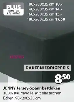 Jysk JENNY Jersey-Spannbettkleid Angebot