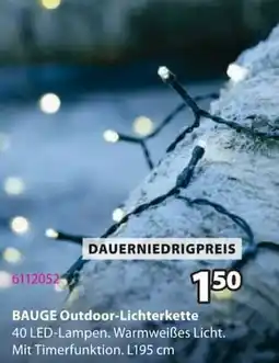 Jysk BAUGE Outdoor-Lichterkette Angebot