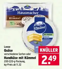 Wasgau Loose Quäse Angebot