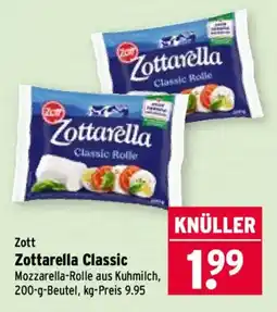 Wasgau Zott Zottarella Classic Angebot