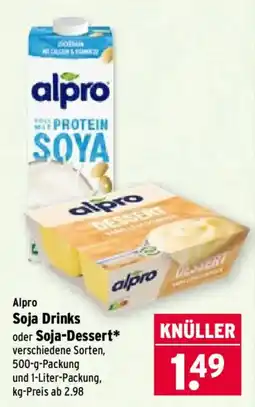 Wasgau Alpro Soja Drinks oder Soja-Dessert Angebot