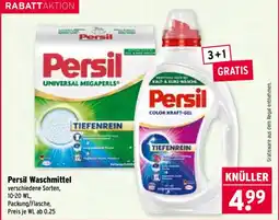 Wasgau Persil Waschmittel Angebot