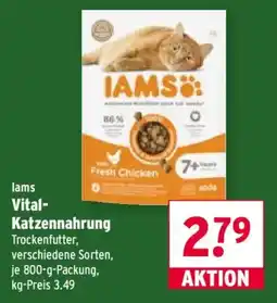 Wasgau Iams Vital-Katzennahrung Angebot