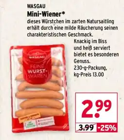 Wasgau WASGAU Mini-Wiener Angebot