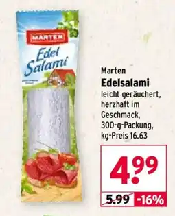 Wasgau Martens Edelsalami Angebot