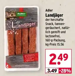 Wasgau Adler Landjäger Angebot