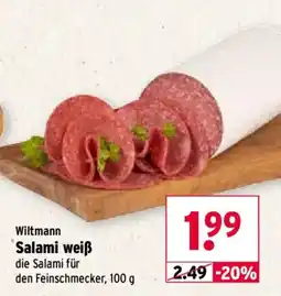 Wasgau Wiltmann Salami weiß Angebot