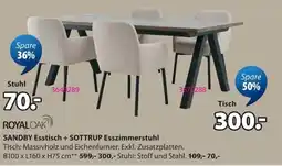 Jysk SANDBY Essstisch + SOTTRUP Esszimmerstuhl Angebot