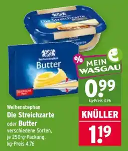 Wasgau Weihenstephan Butter Angebot