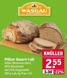 Wasgau WASGAU Pfälzer Bauern-Laib Angebot
